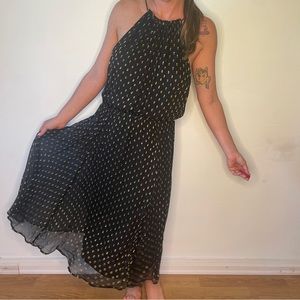 Anthropologie Flecked Midi Dress